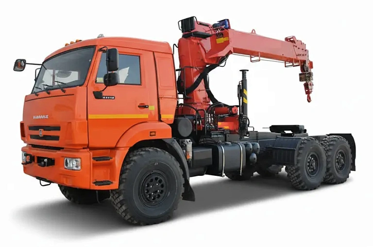 Седельный тягач с КМУ 659102-35275В-48 (6x6)