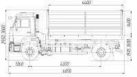 Самосвал с 3-х сторонней разгрузкой 659205-1750035-69 (4x2)