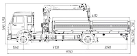Бортовой автомобиль с КМУ 6594-130837-69 (4x2)
