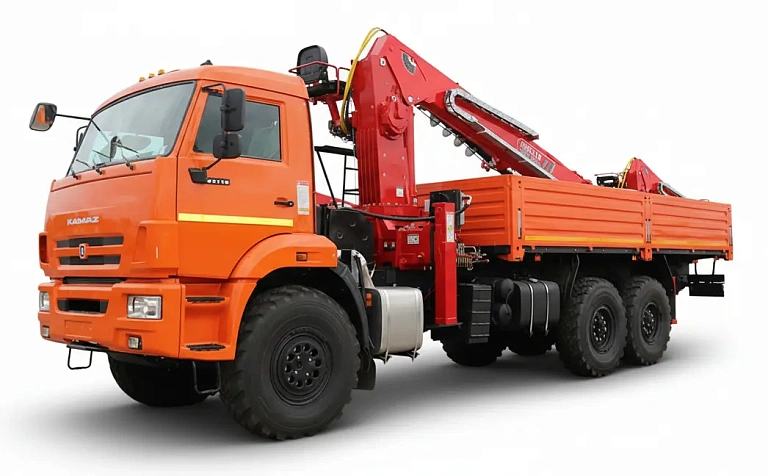 Бортовой автомобиль с КМУ 6591-11654B-48 (6x6)