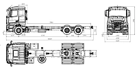 Автомобиль-шасси КАМАЗ-65658-1764-49 (6x2-2)