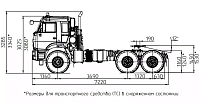 Седельный тягач 53504-26013-50 (6x6)