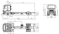 Автомобиль-шасси КАМАЗ-53251-43059-56 (4x2)